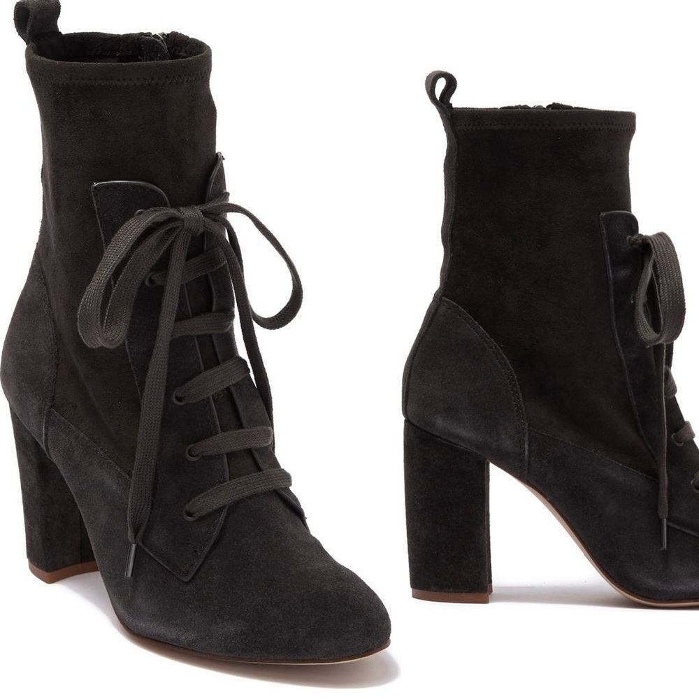 Splendid Hacken Suede Lace Up Bootie